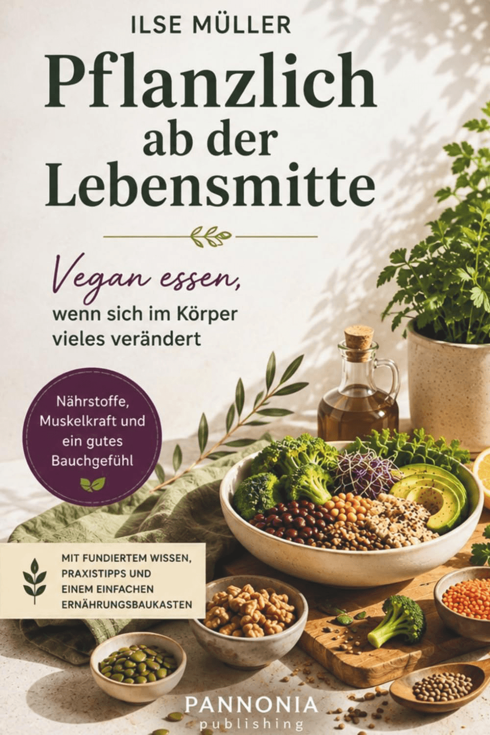 Buchcover: Pflanzlich ab der Lebensmitte
